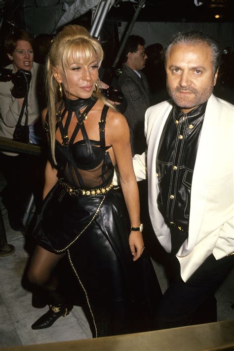 abito di donatella e gianni versace|donatella versace style.